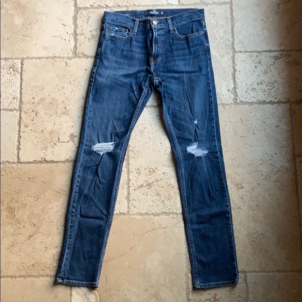 Men’s Hollister dark/medium wash jeans